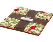 Winter 39 s Grandeur Holiday, 10 quot Squares, Liza Bea Studio Fabric, Precut Fabric Quilting Cotton, Robert Kaufman, TEN-798-42, B14
