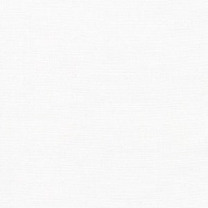 White Kona Cotton Solid Fabric by Robert Kaufman K001-1387 White, Premium 100% Cotton Quilting Solids Basics Blender, #KONA1387