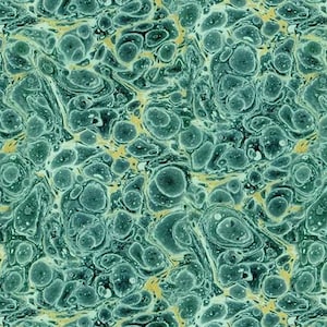 Tim Holtz Palette Teal Marble Teal PWTH279, Free Spirit Fabric, Vintage Fabric, 100% Cotton Fabric, 279-Teal