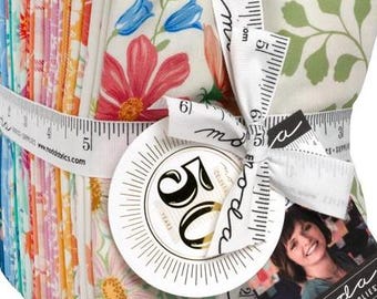 Crystal Manning Cannon Beach Fat Quarter Bundle, 28pc, Moda Fabric, Floral Flowers, 11970AB, F04