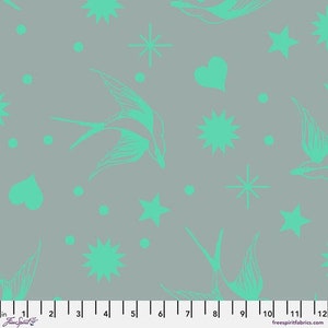 Tula Pink Neon True Colors Neon Fairy Flakes, PWTP157 Spirit, Free Spirit Fabric, 100% Cotton, #2233