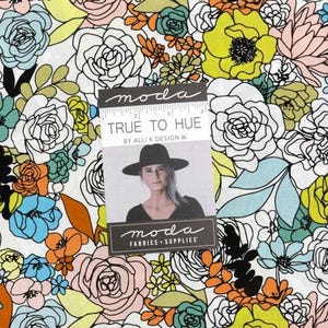 PRE-ORDER, Moda True To Hue Layer Cake, 10&quot; x 10&quot; Fabric Squares, Alli K Design Fabric, Floral, 11560LC, February 2026 Release