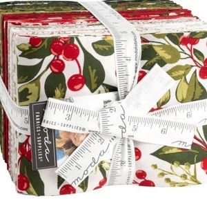 PRE-ORDER, Pine Valley Fat Quarter Bundle, 32pc, BasicGrey, Moda Fabric, Christmas Holiday, 30740AB, May 2024 Release