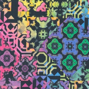 Gradients Auras, 33733-15 Onyx, Moda Fabric, Dreamy Flowers Floral, 100% Cotton, #2717