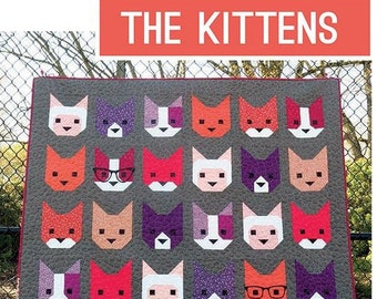 The Kittens Quilt Pattern by Elizabeth Hartman, EH 019