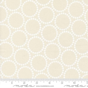 Love Letter Pearl Bracelets 37125-41 Eggshell White, Lizzy House for Moda Fabric, 100% Cotton Fabric # 1281-S