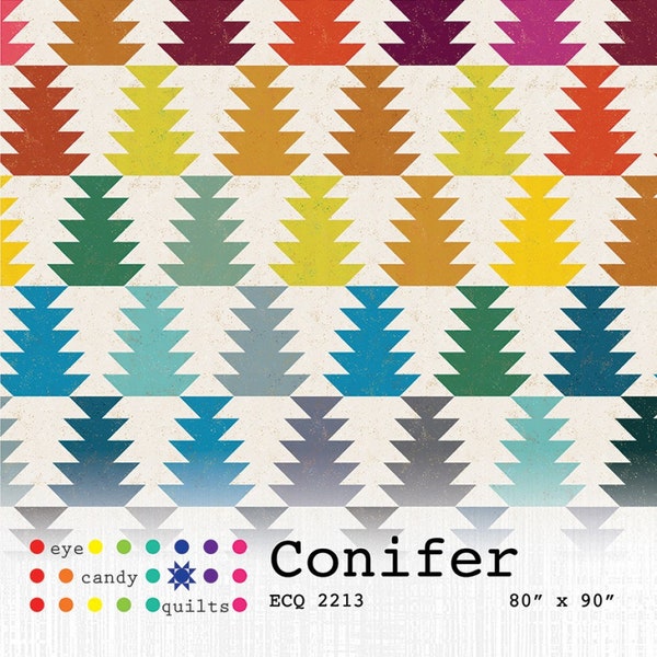 Conifer Quilt Pattern by Eye Candy Quilts ECQ2213