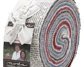 Branded, Jelly Roll, Sweetwater, Precut Fabric Quilting Strips, Moda, 5780JR, J14, CL