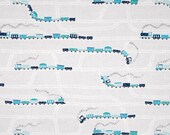 Trains - On My Way STELLA-617 Multi, Dear Stella Fabric, 100 Cotton