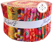 Kaffe Fassett Citrus, Design Roll, Precut Fabric Quilting Strips, Free Spirit, J14