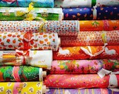 Heather Ross 20th Anniversary, Fat Quarter Bundle, 21 Piece, Windham Fabric, Quilt, Quilting, 100 Cotton