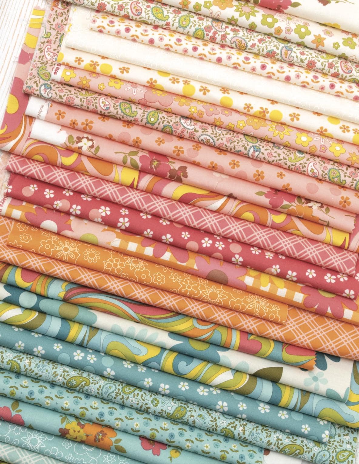 Moda Happy Daze Fat Quarter Bundle, 35pc, Chloe's Closet Fabric