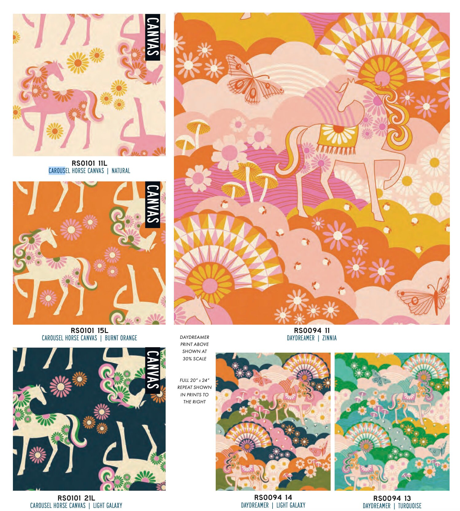 CANVAS Carousel: Fancy Horse in Burnt Orange CANVAS Carousel: Fancy Horse in Burnt Orange