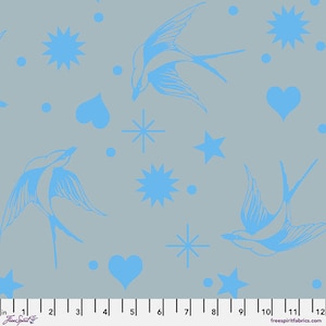 Tula Pink Neon True Colors Neon Fairy Flakes, PWTP157 Aura, Free Spirit Fabric, 100% Cotton, #2226