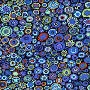 Kaffe Fassett Fabric, Paperweight, GP20 Cobalt, Free Spirit, 100% Cotton, #KC45