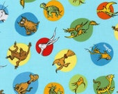 Dr. Seuss Fabric, What Pet Should I Get ADE-16491-267 Adventure, Robert Kaufman, 100 Cotton, S28