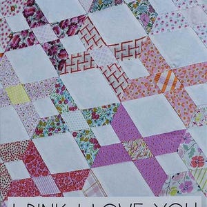 Postcard Partners I Pink I Love You par Jen Kingwell Designs, JKD 0103
