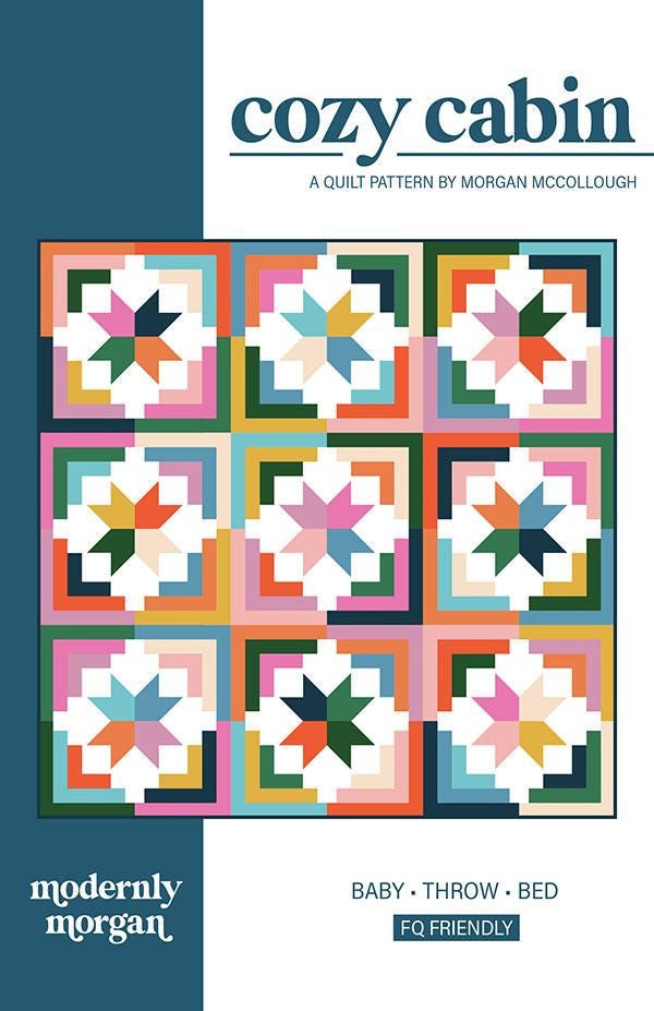 Cozy Cabin Quilt Pattern by Morgan McCollough, MM 013