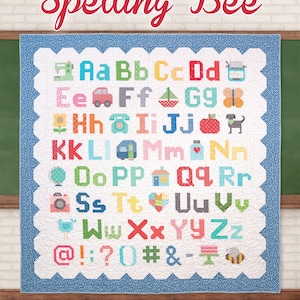 Spelling Bee Book by Lori Holt of Bee In My Bonnet for Its Sew Emma Publishing Alphabet Quilting Book, ISE 916