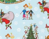 Dr. Seuss, How the Grinch Stole Christmas, ADE-74238-88, Christmas Fabric, Robert Kaufman Fabric, 100 Cotton, 1383