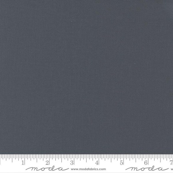 Flint - Moda, Bella Solids Fabric, 9900-433, 100% Cotton Premium Quilting Fabric, #BS90