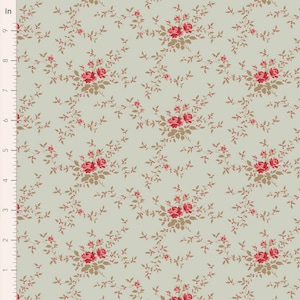 PRE-ORDER, Tilda Merry Little Christmas Fabric TIL110143 Noel Mist by Tone Finnanger, 100% Cotton Fabric, September 2025 Release