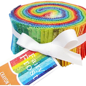 Michael Miller Fairy Frost Crayon Box Jelly Roll 2.5