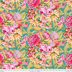 PRE-ORDER, Kaffe Fassett Floral Dance PWGP012.PINK, Kaffe Fassett From The Archives for Free Spirit, 100% Cotton, December 2025 Release