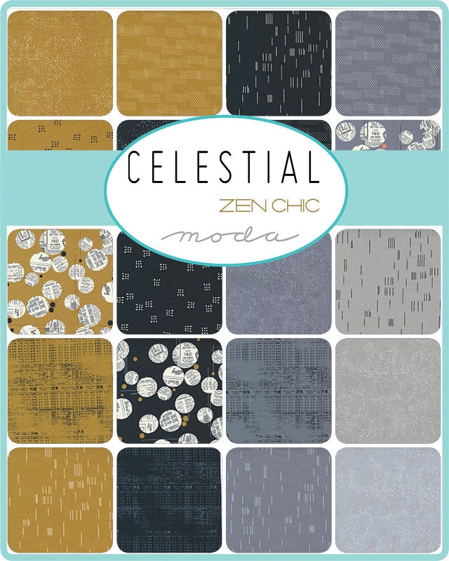 Celestial / Washi Tape in Onyx / Zen Chic for Moda Fabrics