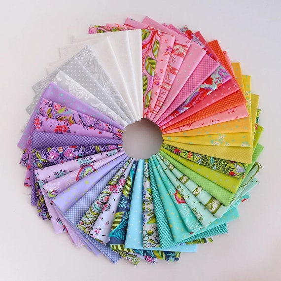 PRE ORDER APRIL 2025 - Full Moon Forest II - Fat Quarter Bundle - Tula Pink + FREE FULL MOON FOREST II TOTE BAG* PRE ORDER APRIL 2025 - Full Moon Forest II - Fat Quarter Bundle - Tula Pink + FREE FULL MOON FOREST II TOTE BAG*