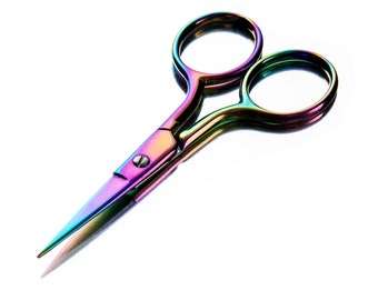 Rainbow Titanium Embroidery Scissor B4819RAIN