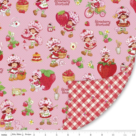 PRE-ORDER, Riley Blake Double Lush Velvet the World of Strawberry