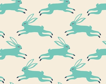 Sarah Watts Backyard Bunny Run, RS2087-12 Icebox, Ruby Star Society, Moda Fabric, Rabbit, 100% Cotton