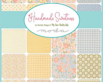 PRE-ORDER, Moda Handmade Sweetness Charm Pack, 5" Fabric Squares, Floral Flowers, 31790PP, September 2026 Release