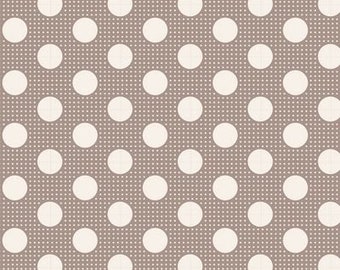 Tilda Medium Dots Grey TIL130012, Tone Finnanger Fabric, Tilda Fabric, 100% Cotton, #2066