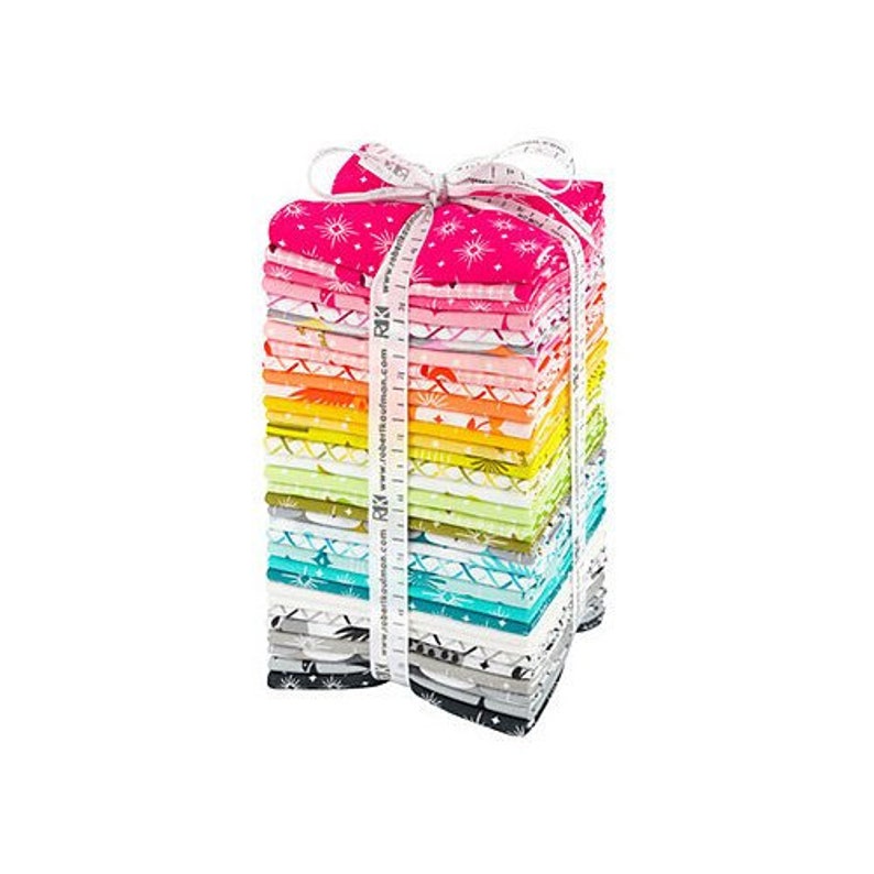 33pc Precut Fabric Quilting Robert Kaufman FQ-1457-33 Fat Quarter Bundle Betty/'s Luncheonette Violet Craft