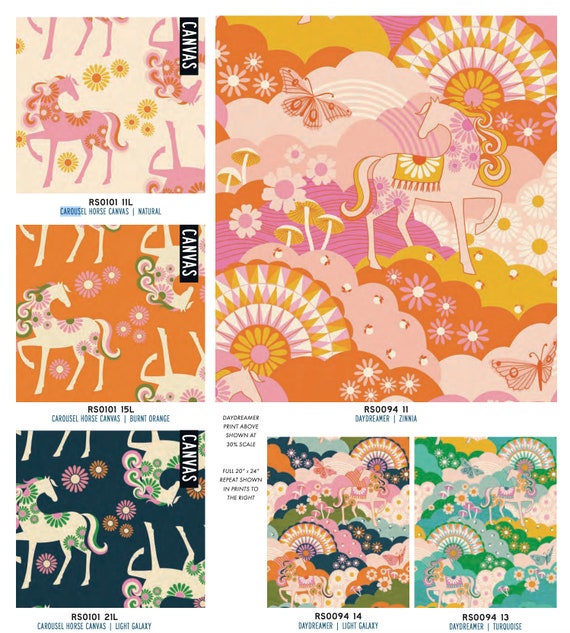 CANVAS Carousel: Fancy Horse in Burnt Orange CANVAS Carousel: Fancy Horse in Burnt Orange