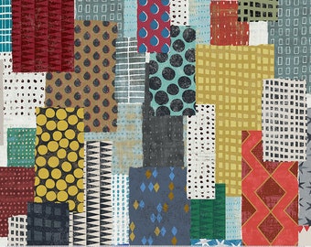 Swatch, District, 53503D-1, Michael Mullan, Windham Fabric, Geometric Fabric, 100% Cotton Quilting Fabric, #2180