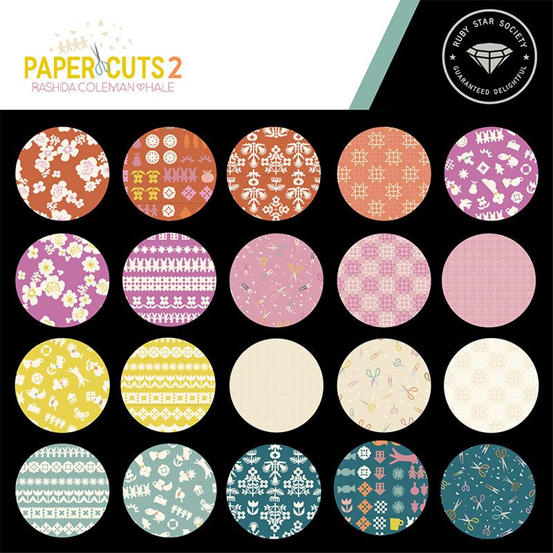 Rashida Coleman Hale Paper Cuts 2 Charm Pack, 5