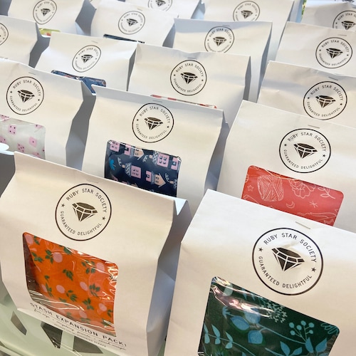 Bolsa para retazos de tela Ruby Star Society, bolsa de expansión para almacenamiento, bolsa para retazos Moda, retazos de tela de algodón para acolchado