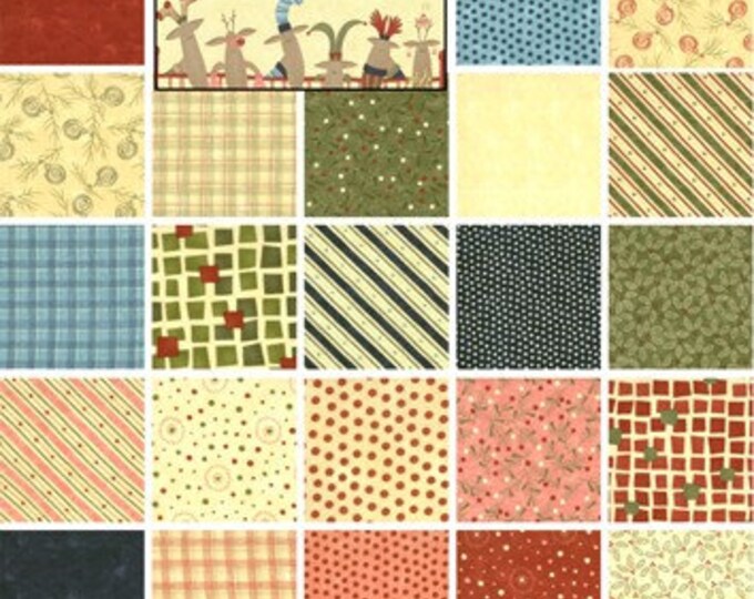 Sandy Gervais CRAZY 8 Moda Fabric Charm Pack - Etsy