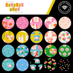 PRE-ORDER, Melody Miller Sparkle Mart Fat Quarter Bundle, 28pc, Ruby Star Society for Moda Fabric, RS0116FQ, September 2026 Release