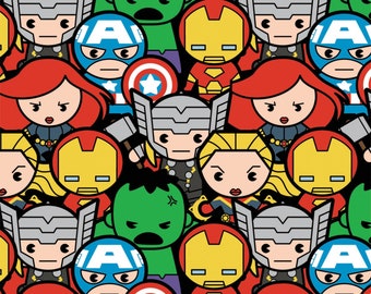 Marvel Avengers, 13020701-1 Multi, Camelot Fabric, 100% Cotton, BB30, #959