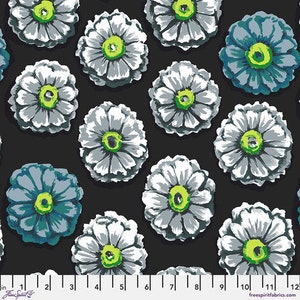 Kaffe Fassett Collective, Zinnia, PWGP031 Contrast, 85 & Fabulous, Free Spirit Fabric, 100% Cotton, #KC627