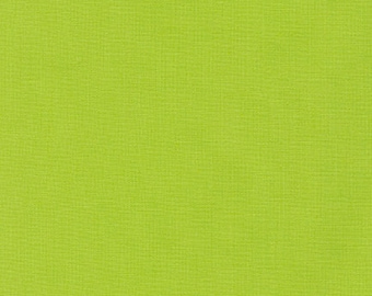 Chartreuse Kona Cotton Solid Fabric by Robert Kaufman K001-1072, Premium 100% Cotton Quilting Solids Basics Blender, #KONA1072