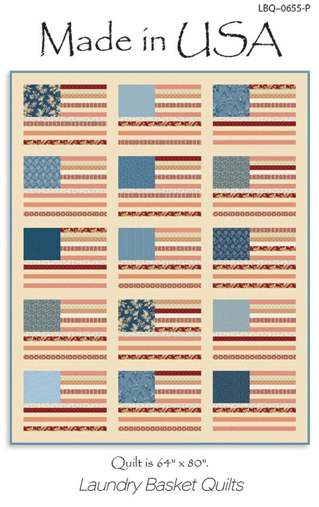 Made in USA Quilt Pattern by Laundry Basket Quilts LBQ 0655P Etsy