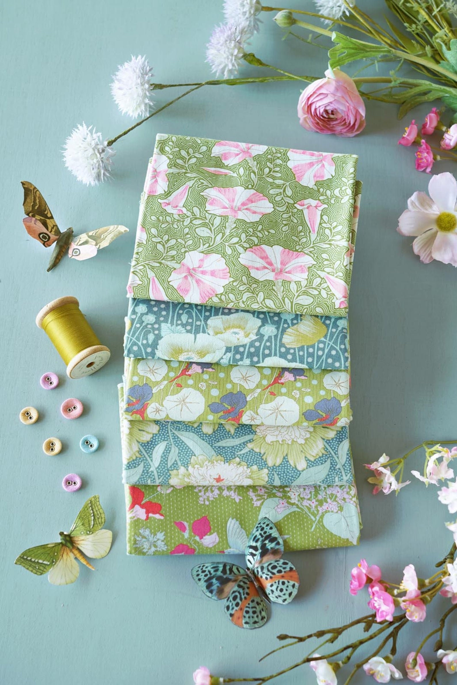 Tilda Fabric Gardenlife Fat Eighth Bundle 20pc Quilting Etsy