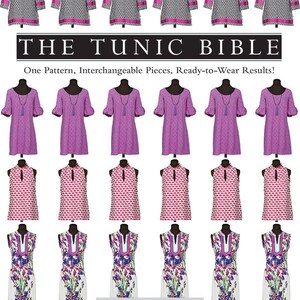 The Tunic Bible Pattern by Sarah Gunn and Julie Starr, Tunic Patterns, Blouse Patterns, Sewing Patterns, 11201