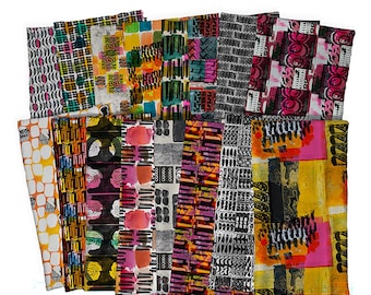 Pre-Order Imprint Half Yard Bundle 16pc by E Bond for Free Spirit Fabrics, Quilting Cotton Fabric, November 2026 Release