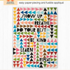 Modèle Show Up par Hunters Design Studio, Paperpiecing, Quilting HDS065